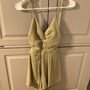 Linen romper